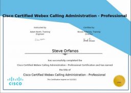 cisco webex calling cert ann